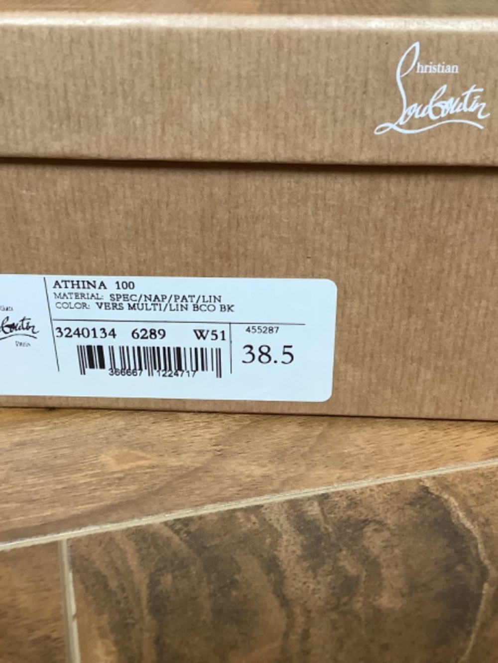 NEW Christian Louboutin Athina Strappy Sandals 38.5 - Picture 6 of 8